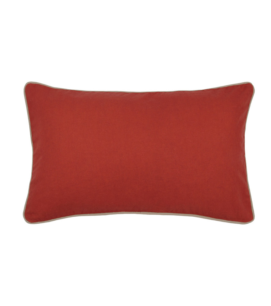 Coussin zip DUO 30x50cm terracotta Coussin zip DUO 30x50cm terracotta