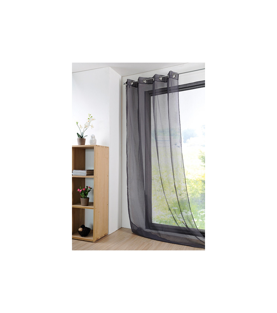 Voilage MONNA Anthracite 135x260cm Voilage MONNA Anthracite 135x260cm