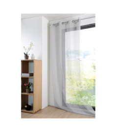 Voilage MONNA gris  135x260cm