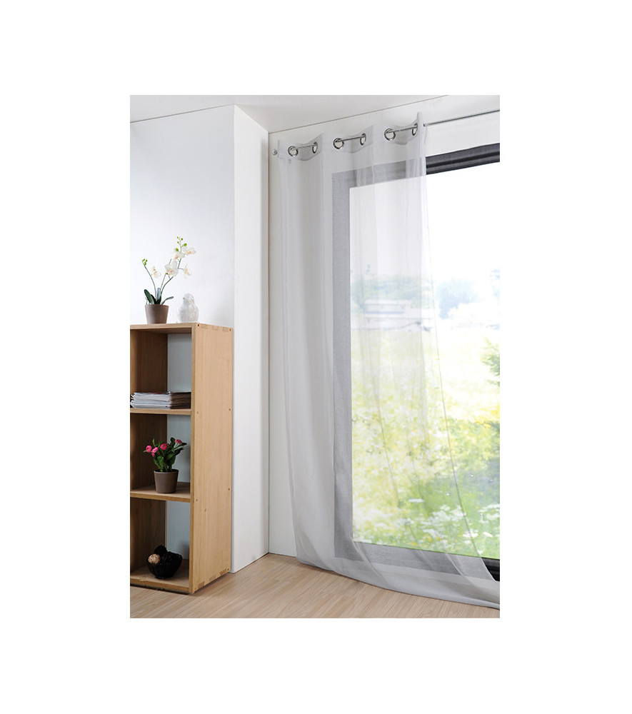 Voilage MONNA gris 135x260cm Voilage MONNA gris 135x260cm