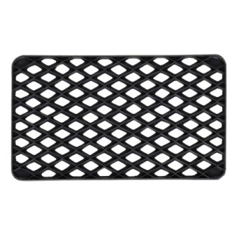 Tapis DECORMAT grille caoutchouc noir 10mm 33x55cm