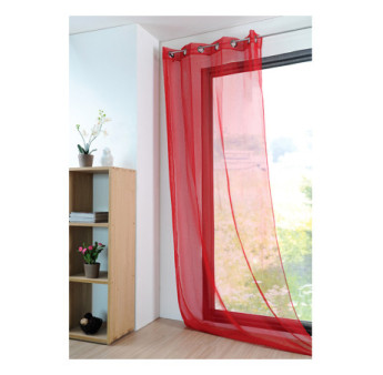 Voilage MONNA rouge  135x260cm