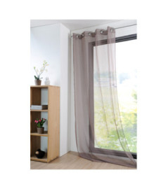 Voilage MONNA taupe  135x260cm