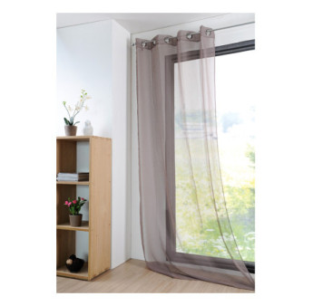 Voilage MONNA taupe  135x260cm