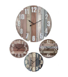 Pendule KATAMEX bois Ø.58cm