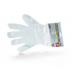 Gant jetable en polyéthylène transparent SCHULLER blister de 50