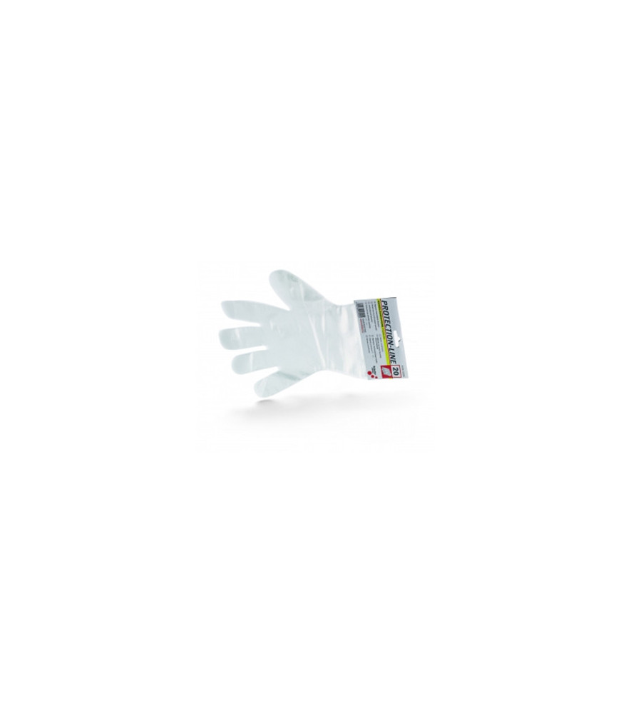 Gant jetable en polyéthylène transparent SCHULLER blister de 50 Gant jetable en polyéthylène transparent SCHULLER blister de 50