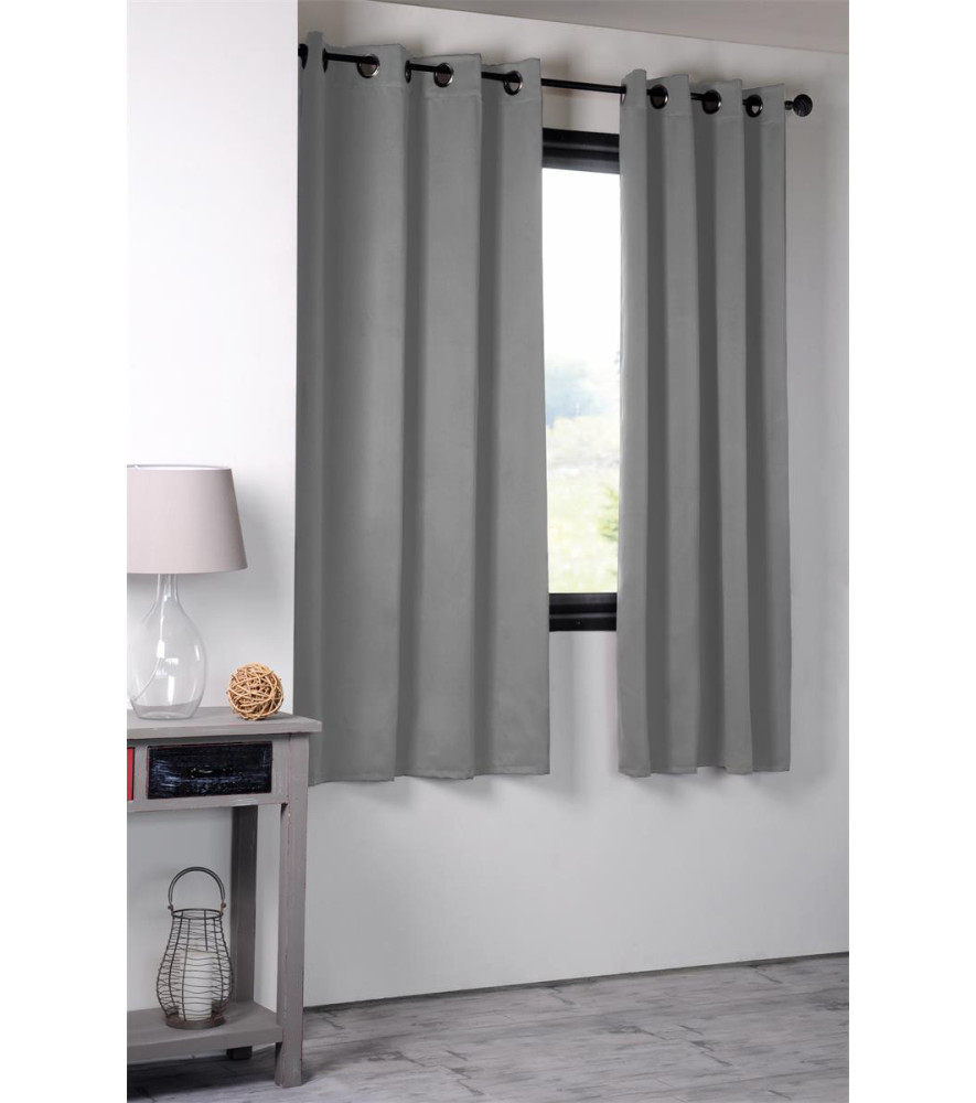 Rideau NOTTE occultant gris 135x250cm Rideau NOTTE occultant gris 135x250cm
