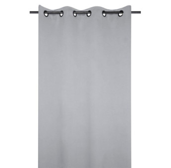 Rideau NOTTE occultant gris 135x250cm