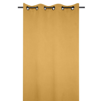 Rideau NOTTE occultant Moutarde  135x250cm