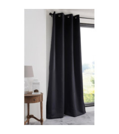 Rideau NOTTE occultant noir 135x250cm