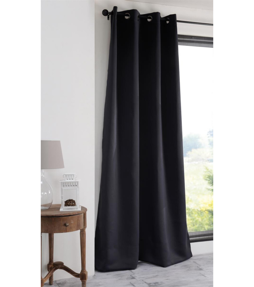 Rideau NOTTE occultant noir 135x250cm Rideau NOTTE occultant noir 135x250cm