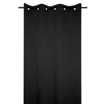 Rideau NOTTE occultant noir 135x250cm