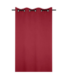 Rideau NOTTE occultant rouge 135x250cm