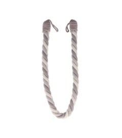 Embrasse LUANCE Câble Coton blanc