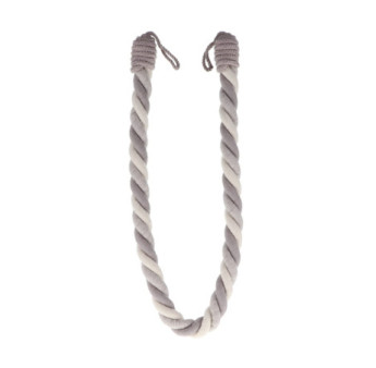 Embrasse LUANCE Câble Coton blanc