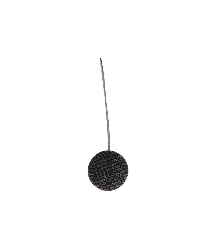 Embrasse LUANCE métal aimant disque Noir Embrasse LUANCE métal aimant disque Noir