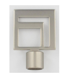 Embout ESSENTIEL carré argent