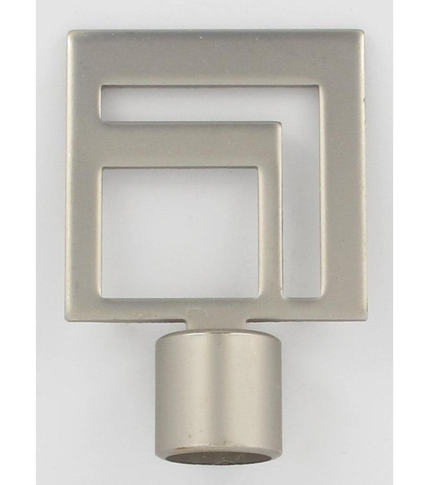 Embout ESSENTIEL carré argent Embout ESSENTIEL carré argent