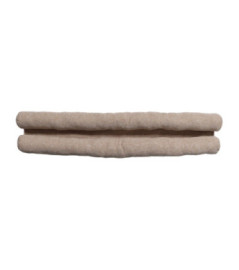 Boudin de porte double LUANCE Effet Lin Beige 80cm