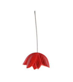 Embrasse LUANCE résine aimantée Tulipe PM Rouge/Noir