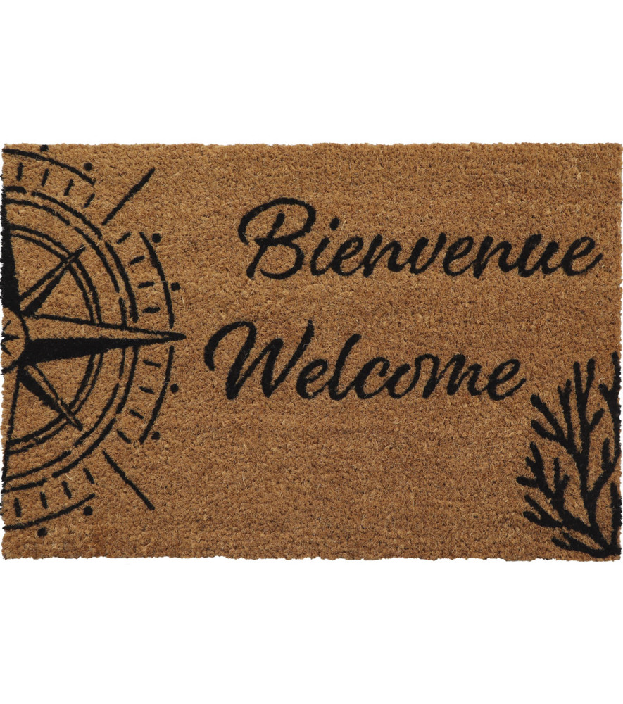 Tapis Coco Welcome LUANCE 40x60cm Tapis Coco Welcome LUANCE 40x60cm