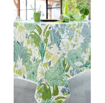 Toile cirée CALITEX Canopee Vert 140x200cm