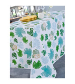 Toile cirée CALITEX Nénuphar Vert 140x250cm