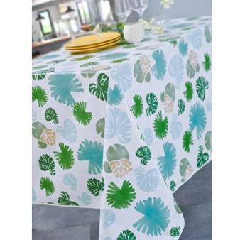 Toile cirée CALITEX Nénuphar Vert 140x250cm
