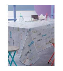 Toile cirée CALITEX Little Fish Multicolore 140x200cm