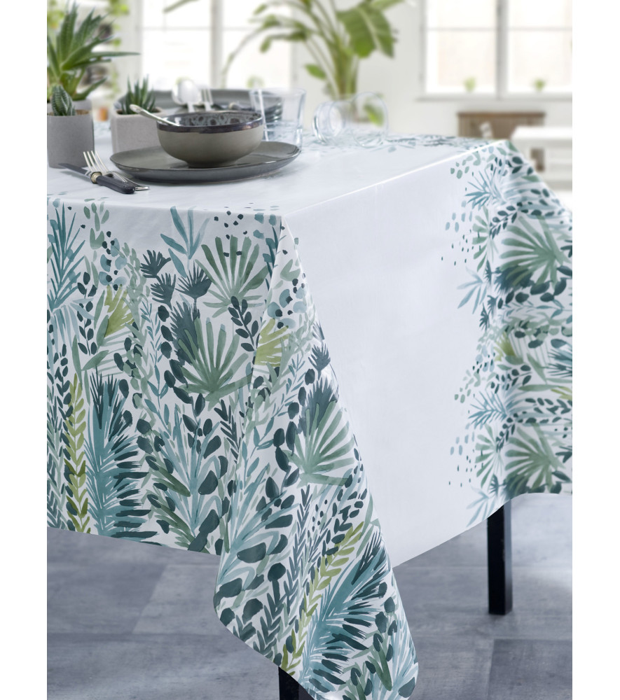 Toile cirée CALITEX Winny Vert 140x250cm Toile cirée CALITEX Winny Vert 140x250cm
