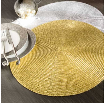 Set de table CALITEX coloré or Ø.35cm