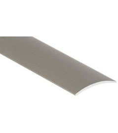 Seuil 1/2 bombé adhésif ROMUS 30mm 2,70m réf.2049 titane