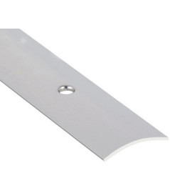 Seuil 1/2 bombé percé ROMUS 30mm 0,83m réf.301002 inox