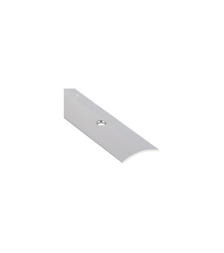 Seuil 1/2 bombé percé ROMUS 30mm 0,83m réf.301002 inox Seuil 1/2 bombé percé ROMUS 30mm 0,83m réf.301002 inox