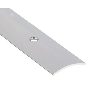 Seuil 1/2 bombé percé ROMUS 30mm 0,83m réf.301002 inox