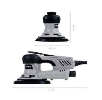 Ponceuse orbitale exentrique WERKU  350W Ø150mm