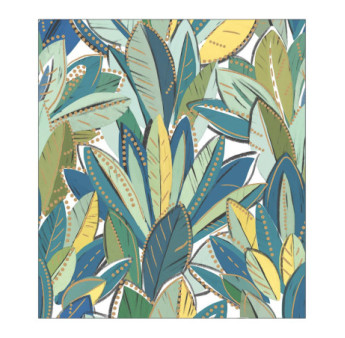 Panoramique CASELIO Collection STAY WILD WILD104987601 UBUD Bleu Vert 250x280cm