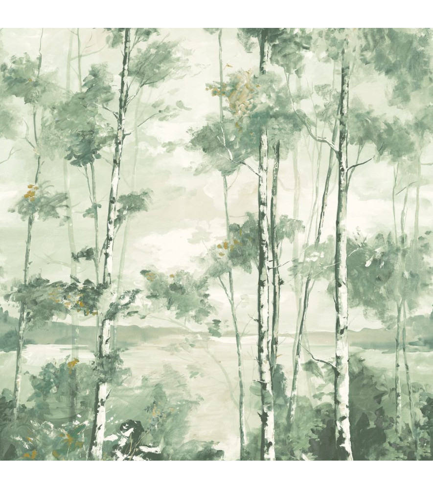 Panoramique CASADECO Collection Riverside 4 Foret Boréale Vert 200x280cm Panoramique CASADECO Collection Riverside 4 Foret Boréale Vert 200x280cm