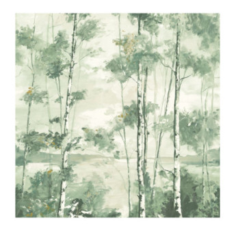 Panoramique CASADECO Collection Riverside 4 Foret Boréale Vert 200x280cm
