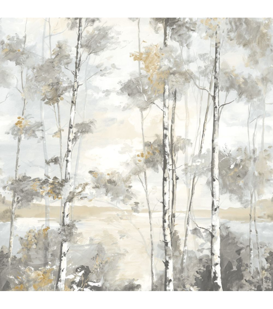 Panoramique CASADECO Collection Riverside 4 Foret Boréale Grise 200x280cm Panoramique CASADECO Collection Riverside 4 Foret Boréale Grise 200x280cm