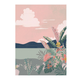 Panoramique CASELIO collection YOUNG & FREE YNF103424803 CALIFORNIA SUNRISE Multicouleur 200x280cm