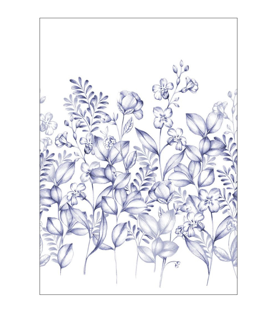 Panoramique CASELIO collection PIMP MY WALL PMW104626003 FLOWERS FIELD Bleu 200x280cm Panoramique CASELIO collection PIMP MY WALL PMW104626003 FLOWERS FIELD Bleu 200x280cm
