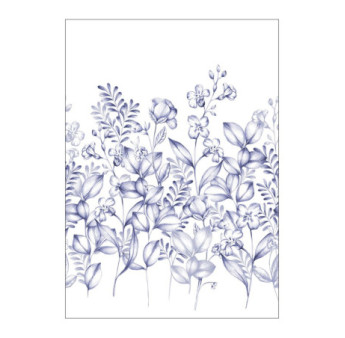 Panoramique CASELIO collection PIMP MY WALL PMW104626003 FLOWERS FIELD Bleu 200x280cm