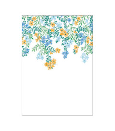 Panoramique CASELIO collection PIMP MY WALL PMW104636303 FLOWERFALLS Bleu 200x280cm
