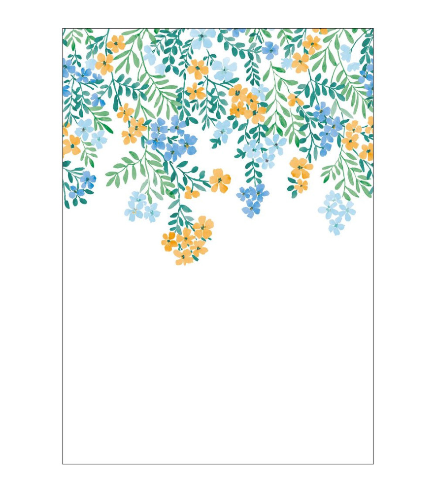 Panoramique CASELIO collection PIMP MY WALL PMW104636303 FLOWERFALLS Bleu 200x280cm Panoramique CASELIO collection PIMP MY WALL PMW104636303 FLOWERFALLS Bleu 200x280cm