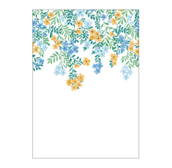 Panoramique CASELIO collection PIMP MY WALL PMW104636303 FLOWERFALLS Bleu 200x280cm