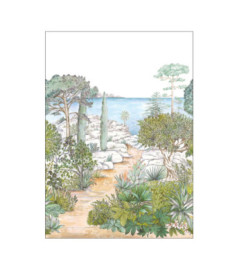 Panoramique CASELIO collection PIMP MY WALL PMW104717103 SOUTHERN PAINTING Vert 200x280cm