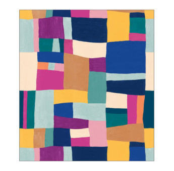 Panoramique CASELIO collection PIMP MY WALL PMW104893401 WONDERFULL PATCHWORK MULTICOULEURS 250x280cm