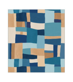 Panoramique CASELIO collection PIMP MY WALL PMW104896201 WONDERFULL PATCHWORK BLEU 250x280cm